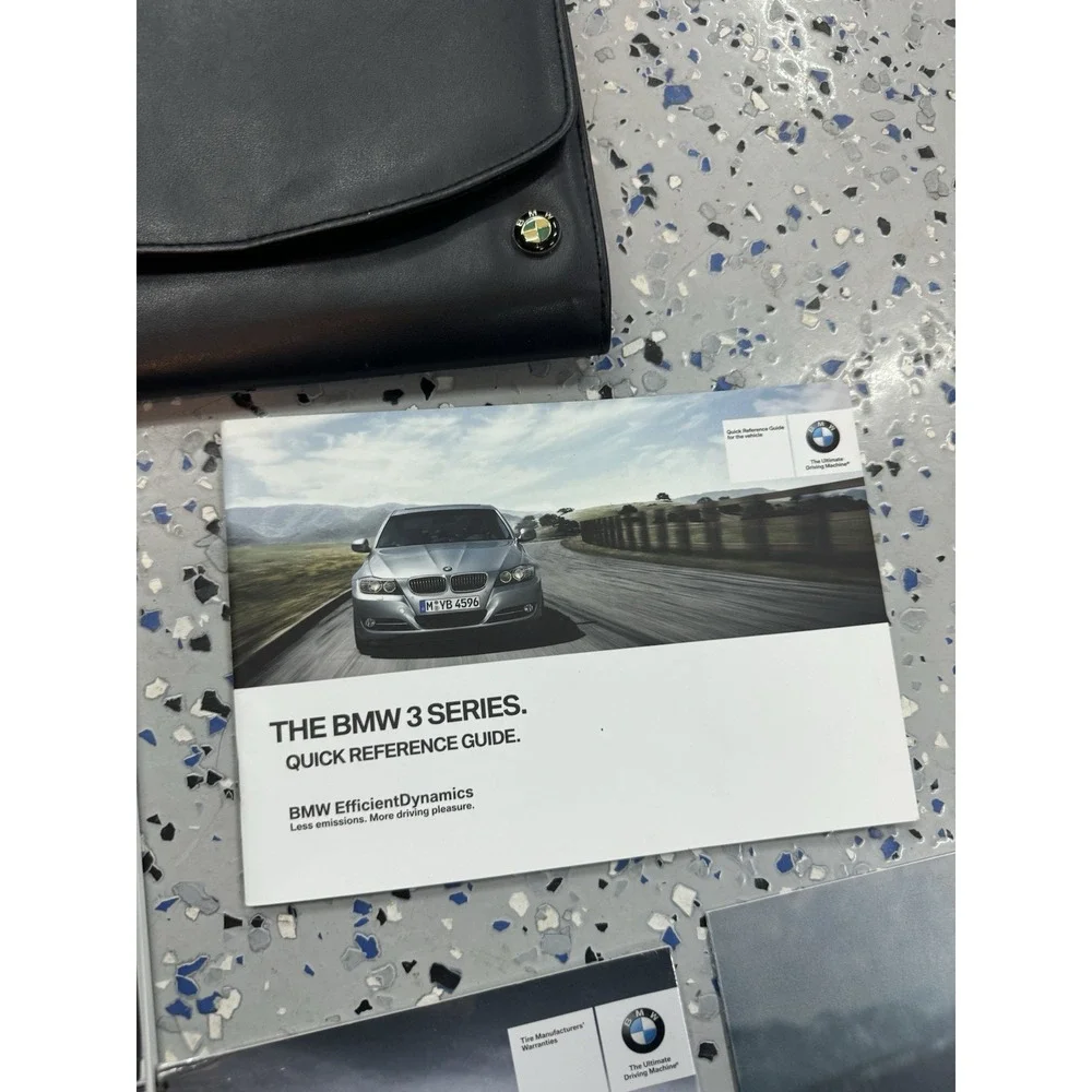 2015‎ BMW 3 Series Owners Manual Quick Reference Guide With Case Included